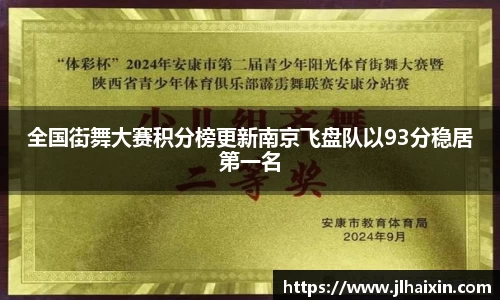 全国街舞大赛积分榜更新南京飞盘队以93分稳居第一名