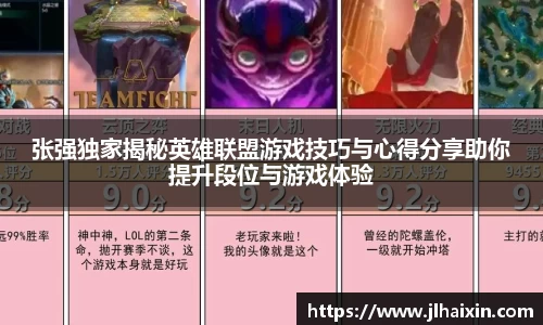 张强独家揭秘英雄联盟游戏技巧与心得分享助你提升段位与游戏体验