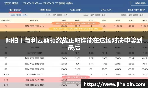 阿伯丁与利云斯顿激战正酣谁能在这场对决中笑到最后